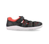 Bobux Kid+ Summit Sandals - Esperti Walker - Sandali per bambini con cinghie, Black Radiant Red Multi, 27 EU