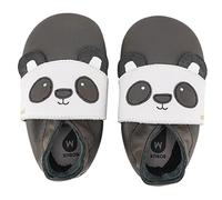 Bobux - Scarpine per neonati - Scarpe da bambino - Bam-Boo Charcoal - 24 EU, Bam Boo grigio antracite, 24 EU