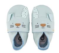 Bobux | Scarpine primi passi per bambini in diversi design | Scarpe da bambino | Scarpe primi passi | Piccolo coniglietto blu | 9-15 mesi, Luppolo schiuma di mare, 20 EU