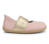 Bobux Step Up Demi Ballet_Primi passi: una Mercedits in pelle con suola flessibile, Blush Shimmer, 18 EU
