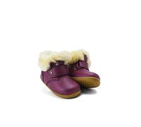 Bobux Step Up Desert Arctic Lamb Shearling + Merino Fleece Lining Boot - Primi Passi - Uno Stivale in pelle con suola flessibile, Boysenberry, 19 EU