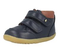 Bobux Step Up Timber - Primi passi - Stivale in crosta di cuoio, fodera in pelle, suola flessibile e resistente (Navy, 21)