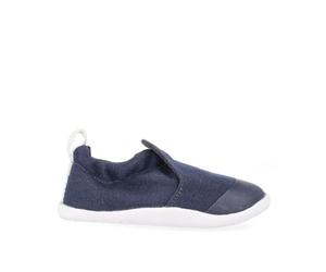 Bobux Xplorer Scamp Organic - Gattonatori e Primi Passi - Pantofole per bambini con apertura elastica (Navy, Sistema Taglie Calzature EU, Bimbo (0-5 anni), Numero, Media, 21)