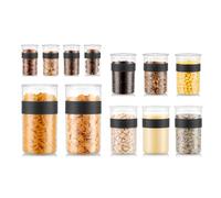 Bocaux conservation - BODUM - PRESSO SET - 12 bocaux plastique avec couvercle hermétique
