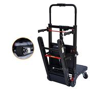 BOCbco 2 Pcs Carrello Saliscale Elettrico Risparmio Di Lavoro e Comodo Camion, Carrello Saliscale Cingolato Portante 200 Kg - Regolazione Della Velocità Della Terza Marcia