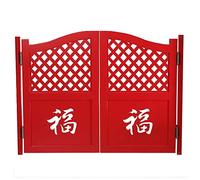 BOCbco Porte Basculanti per Caffè, Abete Di Qualità, Protezione Ambientale, Vernice Bar, Doppio Cowboy Rurale, Dimensioni Colore Stile Personalizzabile/Red/85 * 90Cm