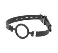 Bocca aperta in gomma nera O Ring Gag Ritenuta Cablaggio orale