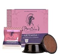 BOCCA DELLA VERITA - 10 Capsule Caffè Decaffeinato ARTEMISA Confezione Protettiva Caffe Espresso Tostatura Naturale - Capsule Compatibili Macchina Caffè Lavazza®* a Modo Mio, Idee Regalo Made in Italy
