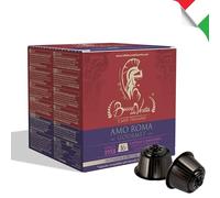 BOCCA DELLA VERITA - 16 Capsule Caffè AMO ROMA GOURMET Confezione Protettiva Caffe Espresso Tostatura Naturale - Capsule Compatibili Macchina Caffe Nescafè®* Dolce Gusto®, Idee Regalo Made in Italy