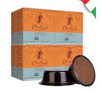 BOCCA DELLA VERITA - 40 Capsule Caffè HERMES con Confezione Protettiva Caffe Espresso Tostatura Naturale - Capsule Compatibili con Macchina Caffè Lavazza®* a Modo Mio, Idee Regalo Made in Italy