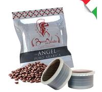 BOCCA DELLA VERITA - 60 Capsule Caffè ANGEL 100% Arabica Confezione Protettiva Tostatura Naturale e Artigianale - Capsule Compatibili Macchina Caffe Lavazza®* Espresso Point, Idee Regalo Made in Italy