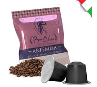 BOCCA DELLA VERITA - 60 Capsule Caffè Decaffeinato ARTEMISA Confezione Protettiva Caffe Espresso Tostatura Naturale e Artigianale - Capsule Compatibili Macchine Nespresso®*, Idee Regalo Made in Italy