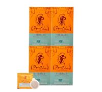 BOCCA DELLA VERITA - 60 Cialde Caffe HERMES Confezione Protettiva Caffe Espresso Tostatura Naturale e Artiginale - Caffe Cialde Compatibili con Caffettiera E.S.E. dm 44mm, Idee Regalo Made in Italy