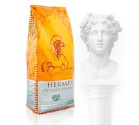 BOCCA DELLA VERITA Caffe in Grani Italiano Arabica e Robusta Idea Regalo Aroma HERMES Ristretto Sacco da 1 Kg Caffè Espresso Napoli Tostato Naturalmente e Artigianalmente, Rainforest e UTZ