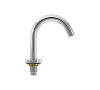Bocca erogazione lavabo ad arco pesante cromata 1/2” M | Tecom