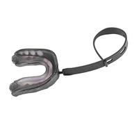 Bocca Protettiva Orale per Basket, Protezione della Bocca Non Tossica con un Cuscinetto in Gel-FM per il Judo, BJJ (BLACK)
