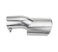 Bocca Scarico 1 PCS Universale Silenziatore Di Scarico Punta Tubo Di Estremità Accessori Esterni Per Civic 10th Per Gen 4dr Berlina 2016 2017(Argento)