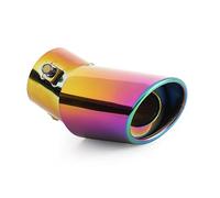 Bocca Scarico Marmitta Scarico Per Auto Universale Punta Rotonda Coda Auto In Acciaio Inossidabile Coda Cromata Tubo Scarico Tondo Coda Tubo(3)