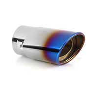 Bocca Scarico Marmitta Scarico Per Auto Universale Punta Rotonda Coda Auto In Acciaio Inossidabile Coda Cromata Tubo Scarico Tondo Coda Tubo(4)