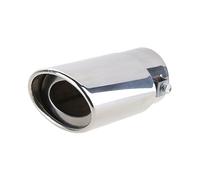 Bocca Scarico Marmitta Scarico Per Auto Universale Punta Rotonda Coda Auto In Acciaio Inossidabile Coda Cromata Tubo Scarico Tondo Coda Tubo(1)