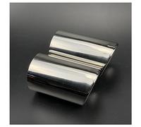 Bocca Scarico Per Passat B6 B7 Per VW CC Per Beetle Per Audi TT Per Accessori Per Copertura Tubo Marmitta Punta Di Scarico Per Auto(Silver 2pc)