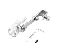 Bocca Scarico Silenziatore Turbo Per Auto Universale Simulatore Di Suono Car Turbo Sound Whistle Vehicle Refit Device Tubo Di Scarico Turbo Sound Whistle(Silver M)
