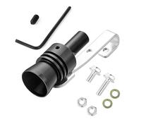 Bocca Scarico Tubo Scarico Turbo Per Auto Creatore Di Ruggito Sovradimensionato Simulatore Di Fischio Sonoro S/M/L/XL Accessori Per Tubi Scarico Turbo Per Auto(L)