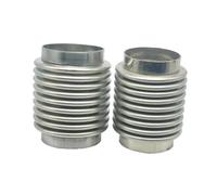 Bocca Terminale Tubo 1 Connettore Flessibile Per Tubo Di Scarico Auto Da 51 Mm/63 Mm/76 Mm/89 Mm, Universale, In Acciaio Inossidabile Resistente.