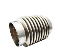 Bocca Terminale Tubo 1 pezzo. Tubo Flessibile Di Scarico Per Auto, Connettore Tubo A Soffietto, Universale, Resistente, In Acciaio Inossidabile, Ingresso 51Mm, 63Mm, 76Mm