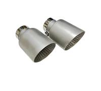 Bocca Terminale Tubo Per VW Per GTI MK7 Per Golf7 1 pezzo Di Terminali Di Scarico Per Auto In Acciaio Inox Opaco Tubo Ugello Universale 60MM 63mm Punta Del Silenziatore