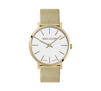 Boccadamo Orologio donna con quadrante bianco e cinturino maglia mesh dorato