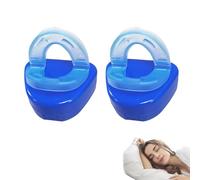 Boccaglio Antirussamento, 2 Pack Dispositivo Anti Russamento, Tappo Antirussamento Riutilizzabile, SteccaAntirussamento, Protezione Per La Bocca Per Apnea Notturna