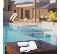 Boccaglio in silicone con morso modellabile per regolatori non snorkeling, ideale per immersioni subacquee ed esplorazioni subacquee (bianco)