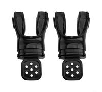 Boccaglio in silicone per immersioni, confezione da 2, vestibilità regolabile per un maggiore comfort durante le immersioni (nero)
