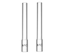 Boccaglio in vetro per Arizer Solo 3, Air 2 Max - Lungo e dritto 110 mm, alto flusso d'aria, vetro extra spesso di The Vapetrix (confezione da 2)