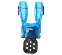 Boccaglio modellabile in silicone per immersioni senza snorkeling, progettato per migliorare il comfort e la vestibilità durante le attività subacquee (blu)