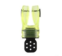 Boccaglio per immersioni in materiale termoplastico per regolatore, modellabile a caldo, comodo materiale Tpe, design ergonomico, riduce l'affaticamento della mascella, grigio spazio profondo (F)