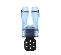 Boccaglio per immersioni in materiale termoplastico per regolatore, modellabile a caldo, comodo materiale Tpe, design ergonomico, riduce l'affaticamento della mascella, grigio spazio profondo (E)