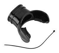 Boccaglio per morso standard professionale per immersioni subacquee Boccaglio monouso in silicone trasparente confortevole e durevole per immersioni subacquee Snorkeling 5,5 x 5 x (Nera)