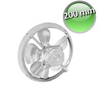 Boccaglio per ventola da Ø 200 mm e per motorino pentavalente da 10 W