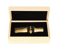 Boccaglio versatile in ottone per sax tenore B per una facile suonabilità e un'eccellente produzione del suono, adatto come regalo per sassofono tenore B bocchino in ottone