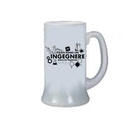 boccale bicchiere birra scritta fidati sono un ingegnere risolvo problemi regalo