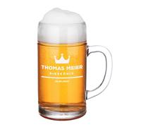 Boccale Birra 1 Litro Oktoberfest Personalizzato Con Incisione a Scelta -