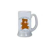 Boccale birra bicchiere donna uomo scritta stringimi forte idea regalo orsetto