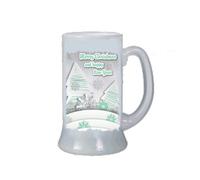 Boccale birra bicchiere scritta merry christmas and happy new year buon natale