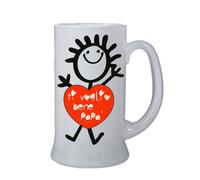 boccale birra bicchiere scritta ti voglio bene papa' idea regalo compleanno