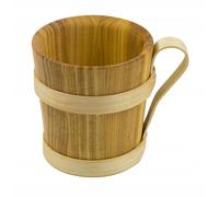 Boccale birra legno ciliegio 1 L - artigianale ECO