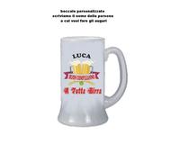 Boccale birra PERSONALIZZATO BUON COMPLEANNO A TUTTA BIRRA nome... idea regalo