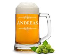 Boccale da birra da 0,3 litri con incisione - bicchiere da birra personalizzato - regalo per uomini - regalo di compleanno - bicchiere per grano e Pils - bicchiere Pils