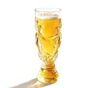 Boccale da birra da calcio, 850 ml, Coppa del Mondo 2026, bicchiere da birra per osservare il calcio creativo Hercules Brocca bicchieri da calcio a forma di trofeo di cristallo per birra, cocktail